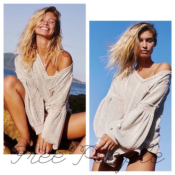 Free People Sweaters - Free People We The Free Fresh and Hacci Sweater